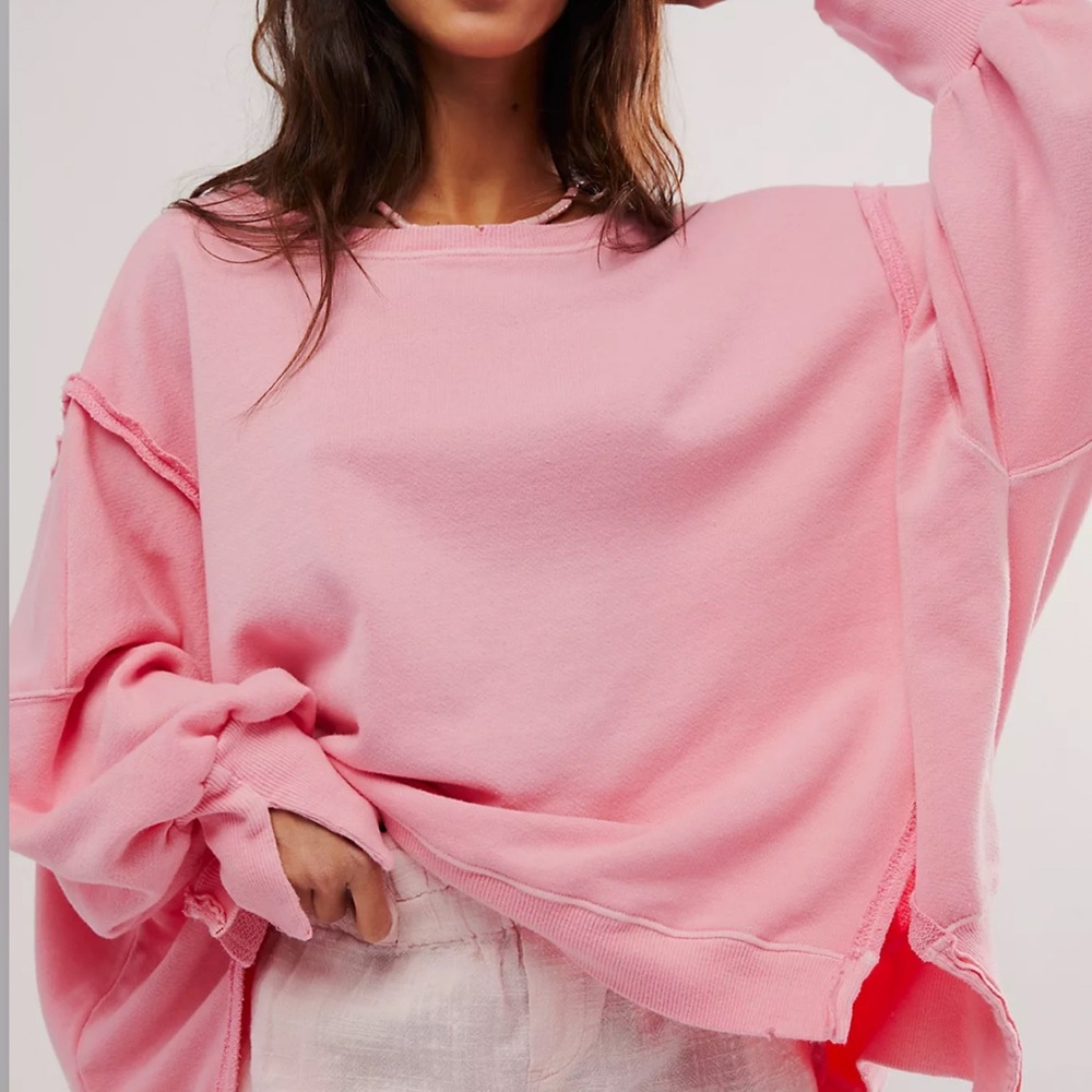NEW! Free People Camden Sweatshirt - Picture 7 of 9